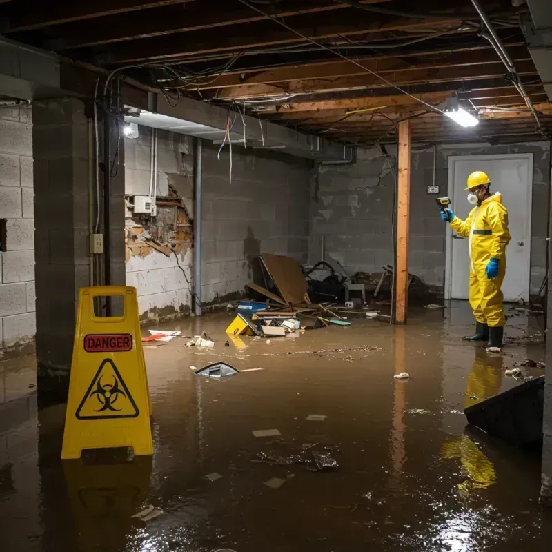 Flooded Basement Electrical Hazard in Deuel County, SD Property